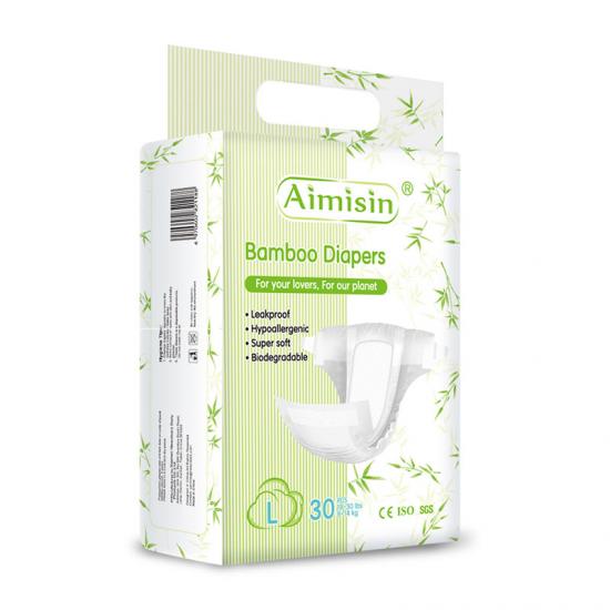 bamboo biodegradable soft baby diapers