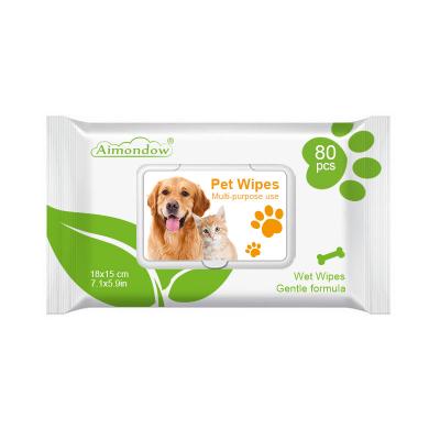 Lingettes humides pour chiens