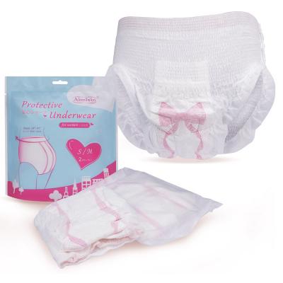 culottes hygiéniques menstruelles jetables pour femmes